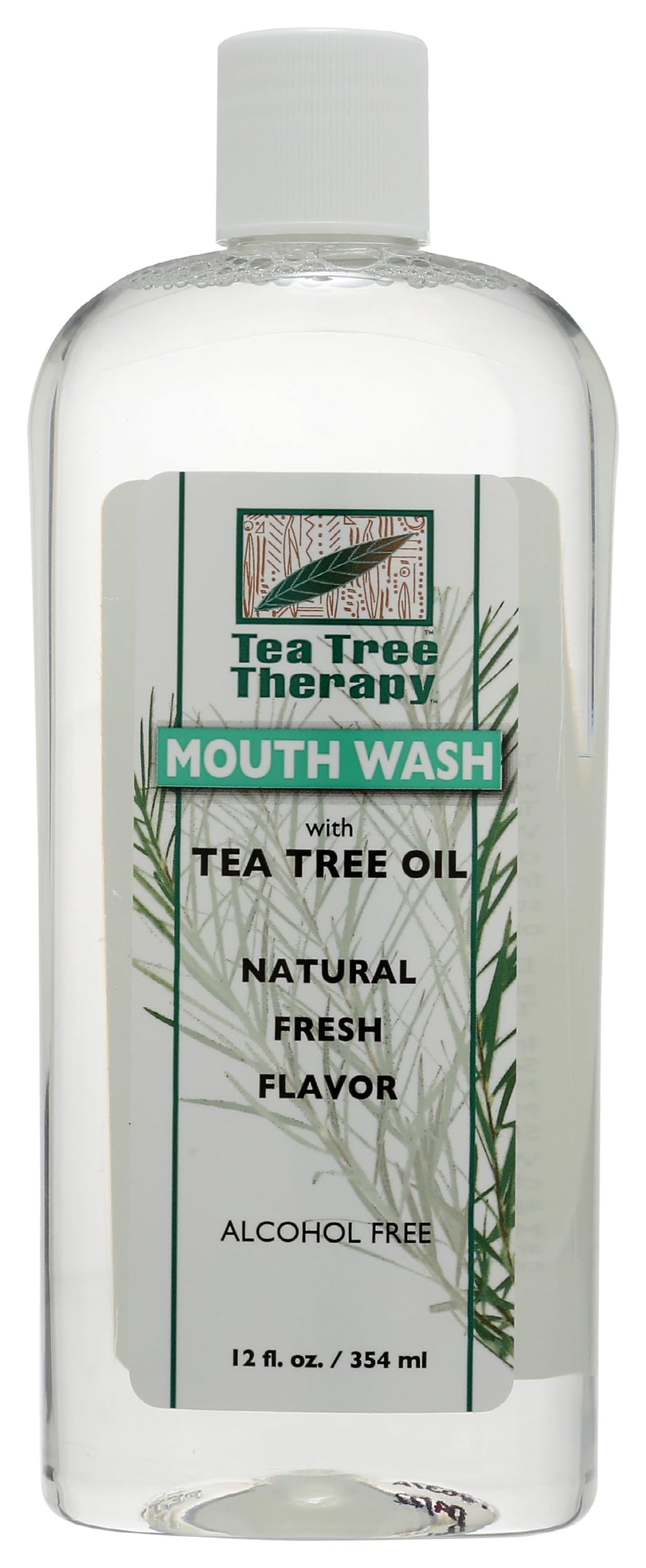 Tea Tree Therapy frente del envase mostrando tamaño y diseño