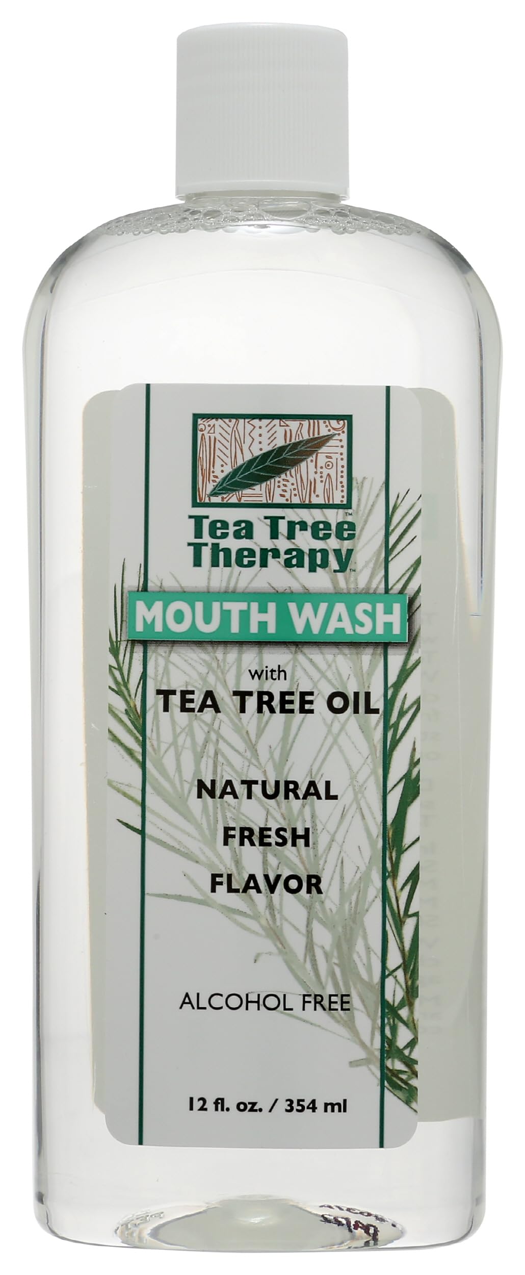 Tea Tree Therapy frente del envase mostrando tamaño y diseño