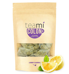Teami empaque frontal mostrando 15 bolsas y beneficio limpieza nocturna