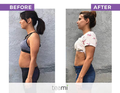 Teami hojas de la mezcla herbal mostrando textura natural y pureza