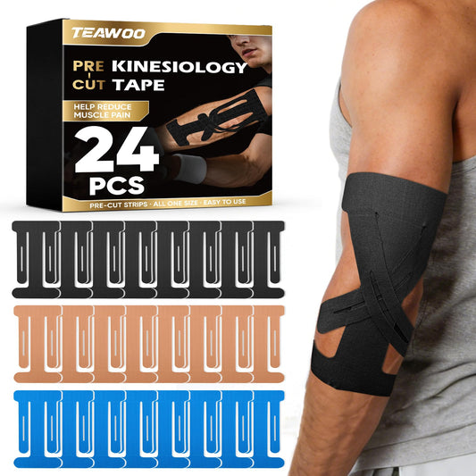 TEAWOO empaque frontal mostrando 24 tiras y beneficio de lista para usar