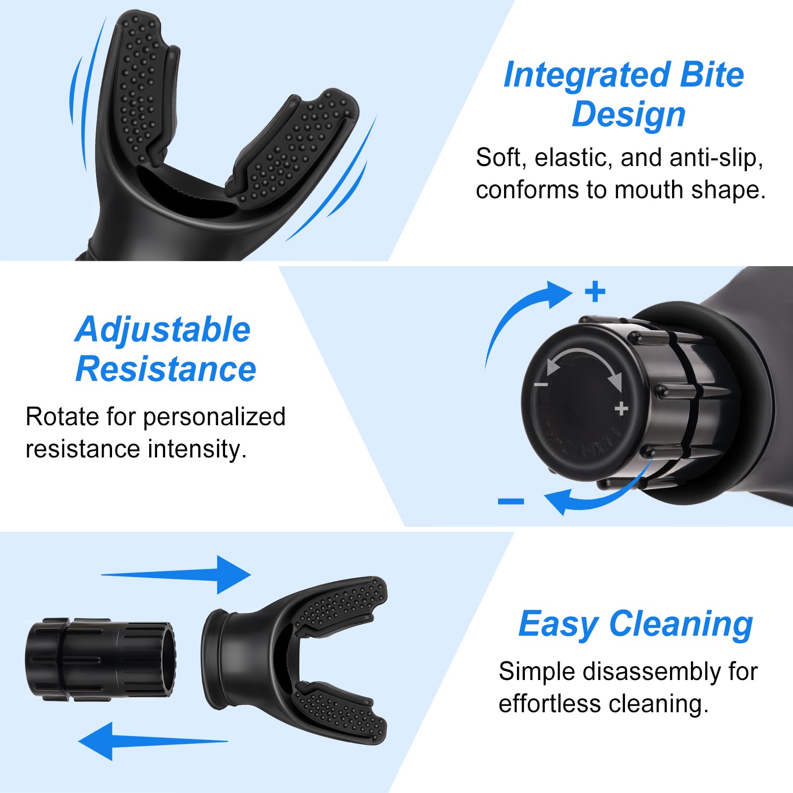 TEAWOO detalle de la textura de silicona ABS para confort y durabilidad