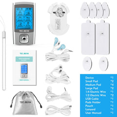 TEC.BEAN paquete completo con unidad, pads, cables y manual listos para usar