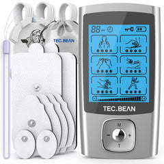 TEC.BEAN vista frontal de la unidad que muestra botones claros y diseño portátil