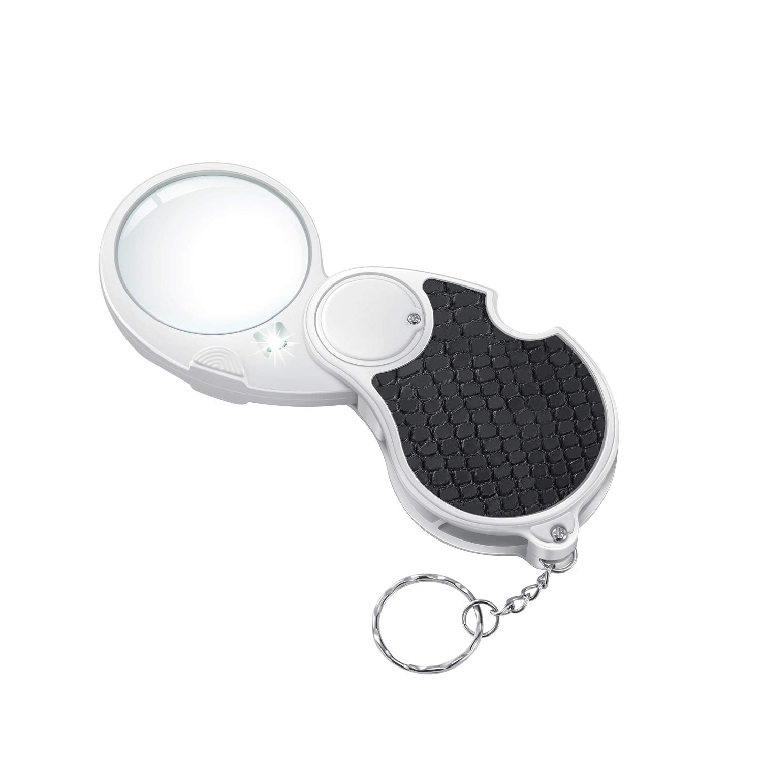 TECHSHARE lupa frontal plegada, protección de lente y portabilidad