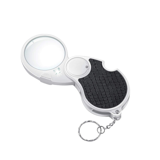 TECHSHARE lupa frontal plegada, protección de lente y portabilidad