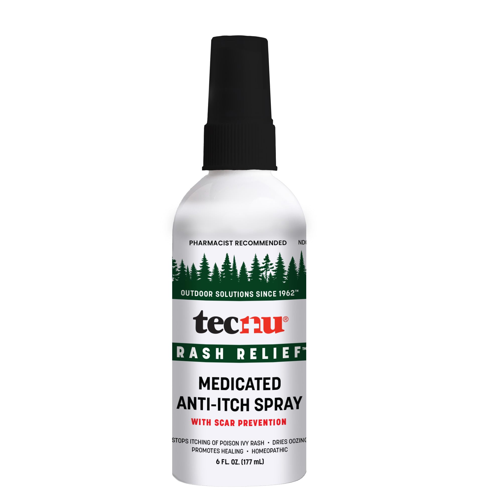 Tecnu envase frontal aerosol mostrando diseño y conveniencia de uso