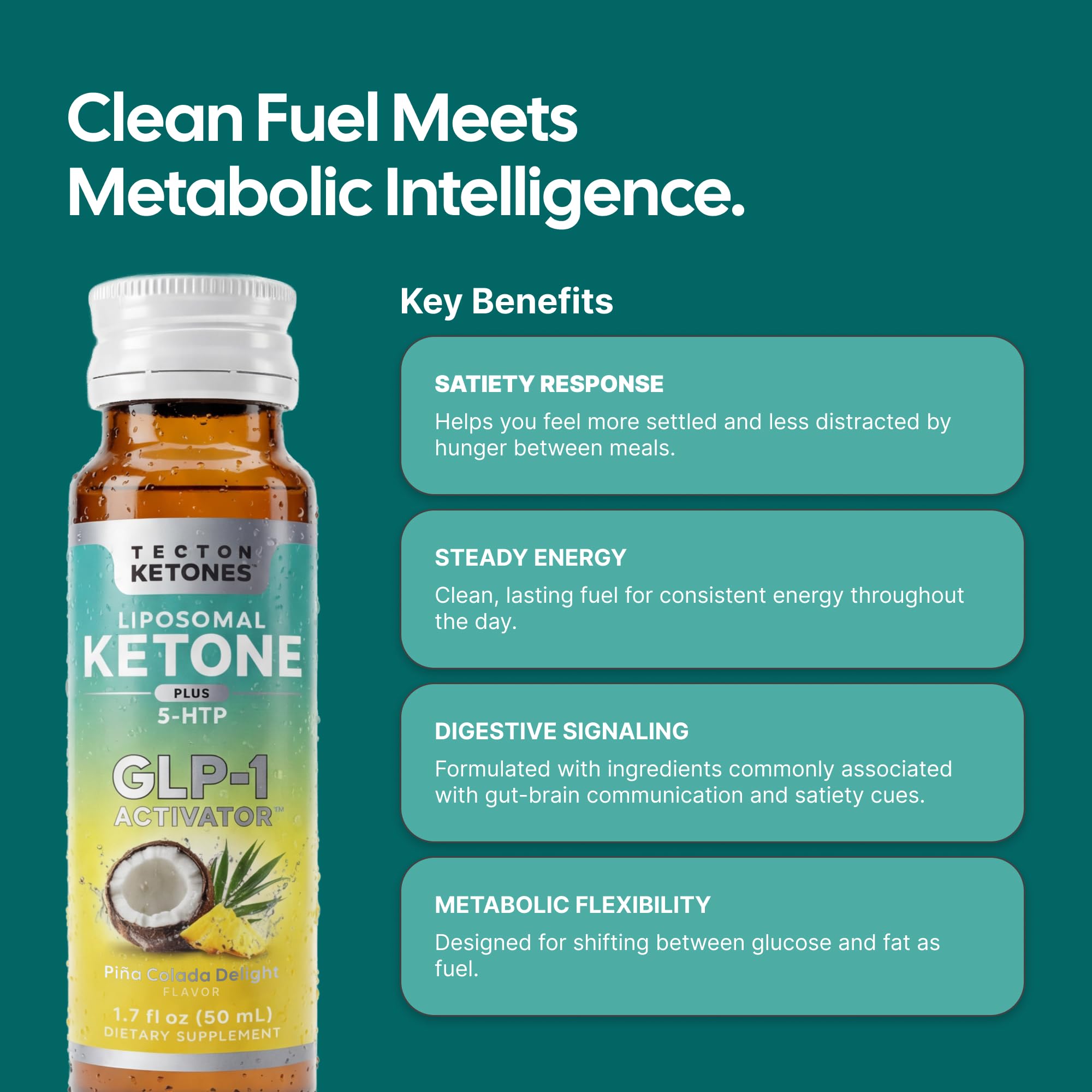 Tecton Ketones primer plano de la textura liposomal para visual de absorción rápida y suavidad
