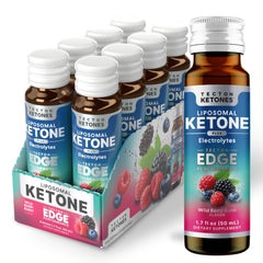 Tecton Ketones frontal del shot Berry mostrando presentación clara y conveniente