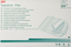 3M Tegaderm vendaje frontal mostrando film transparente y beneficios de visibilidad