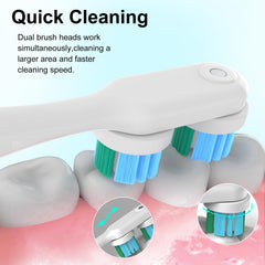 Tekgani cabeza instalada en cepillo Spinbrush, limpieza eficaz