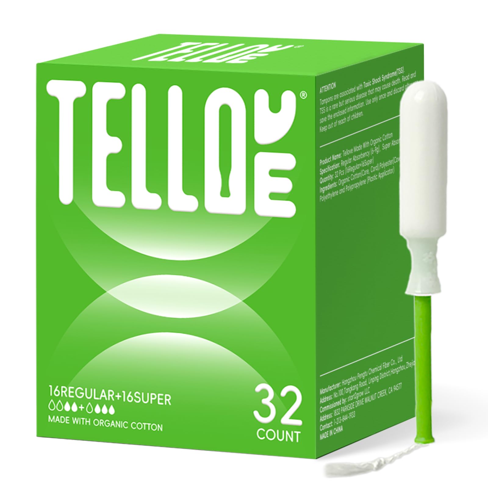 Tellove vista frontal del empaque muestra protección y confianza