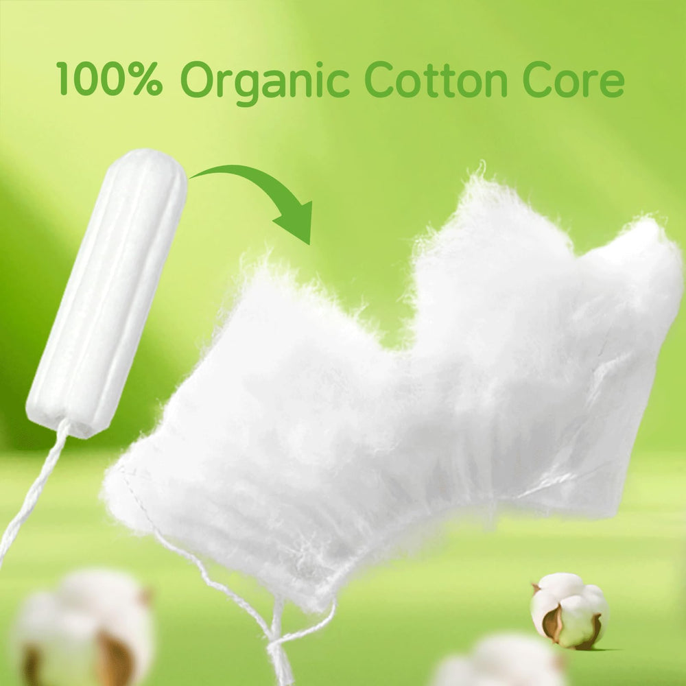 Tellove primer plano del núcleo 100% algodón orgánico cómodo para piel sensible