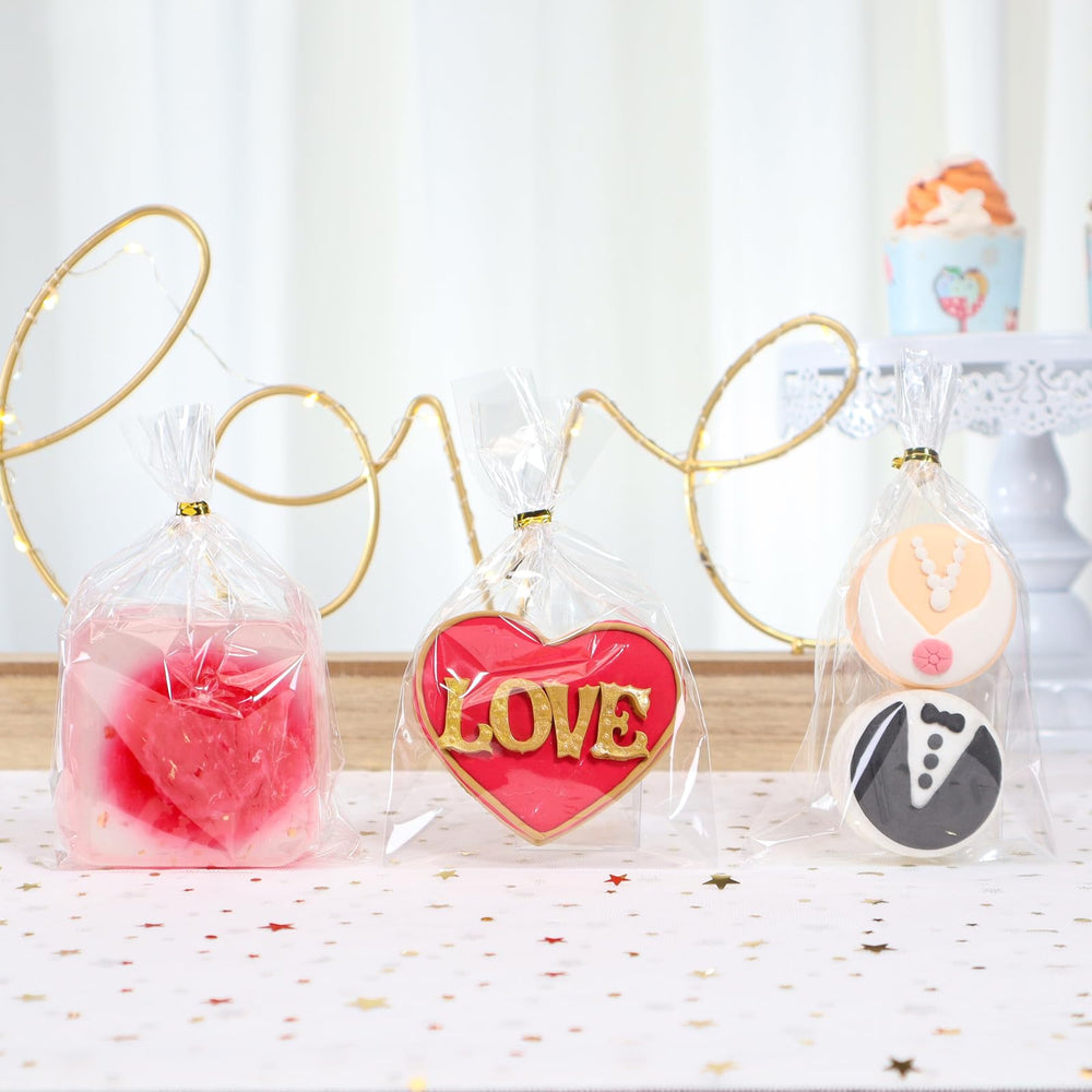 TEMLQPACK bolsa lista como regalo, acabado elegante y cierre seguro