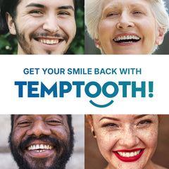 Temptooth contenido del kit con instrucciones para uso sencillo