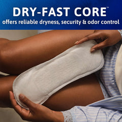 TENA borde suave en primer plano reduce irritación y ofrece comodidad