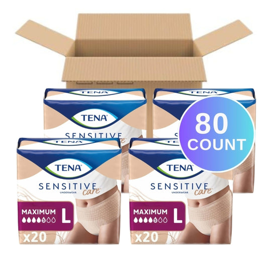 TENA detalle de los elásticos en la pierna que previenen fugas y mejoran ajuste