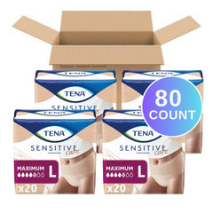 TENA detalle de los elásticos en la pierna que previenen fugas y mejoran ajuste