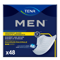 TENA empaque frontal mostrando 48 protectores y comodidad inmediata
