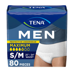 TENA empaque frontal mostrando cantidad y beneficio de máxima absorción