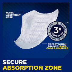 TENA núcleo ultraabsorbente que mantiene la piel seca