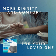 TENA ProSkin bajo ropa cotidiana ofrece protección discreta durante el día