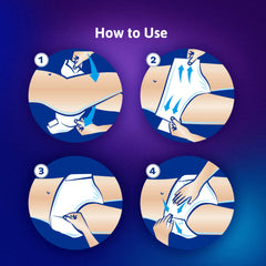 TENA laterales elásticos que aseguran ajuste cómodo y stay-in-place