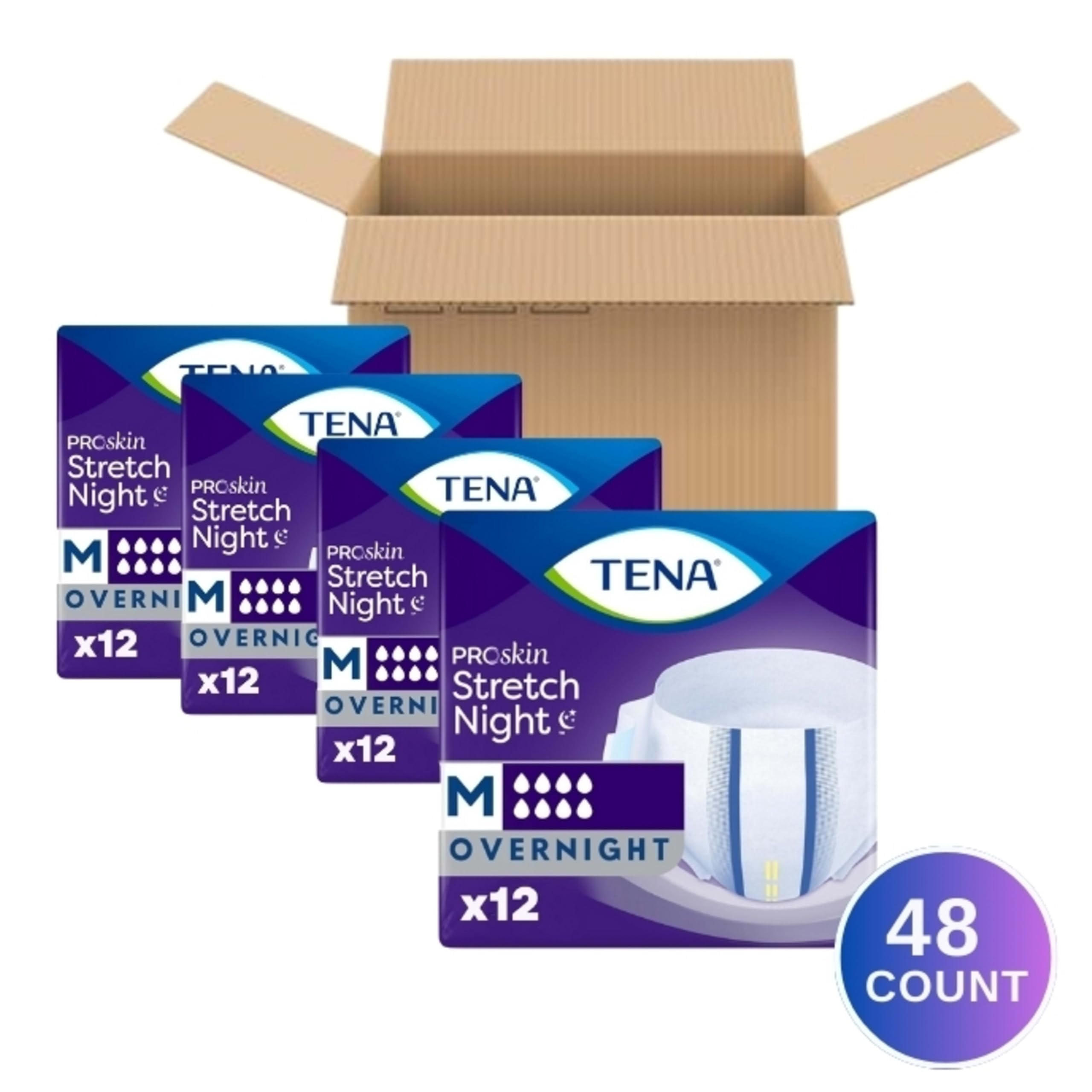 TENA detalle del núcleo que muestra rápida absorción y sequedad