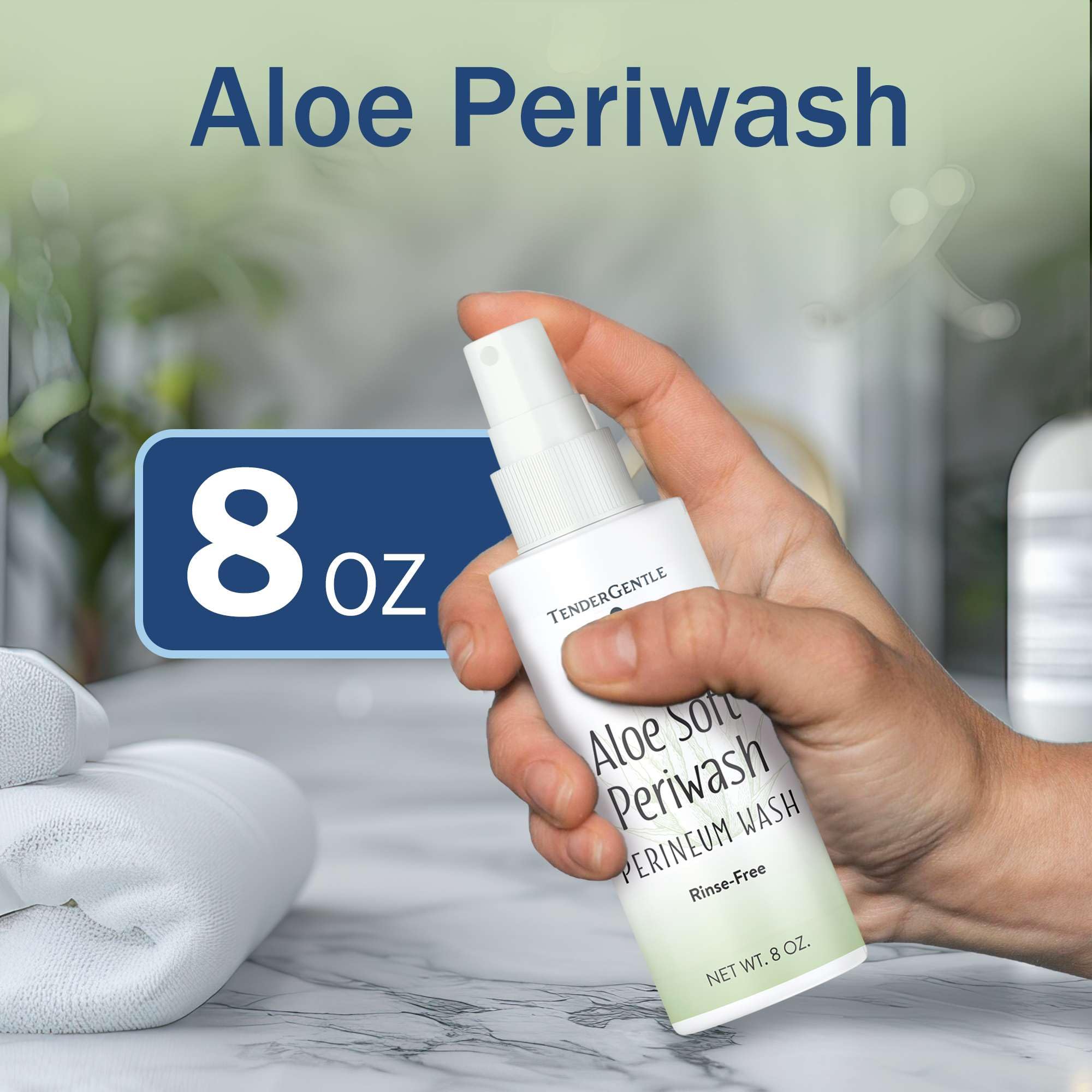 TenderGentle textura de la fórmula con aloe que calma la piel