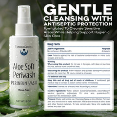 TenderGentle pack de dos botellas listo para almacenamiento en baño