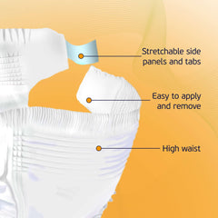 TenderGentle panel lateral elástico que asegura ajuste cómodo y seguro