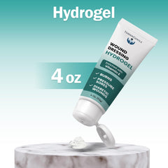 Close-up de textura de gel TenderGentle demostrando hidratación no grasa