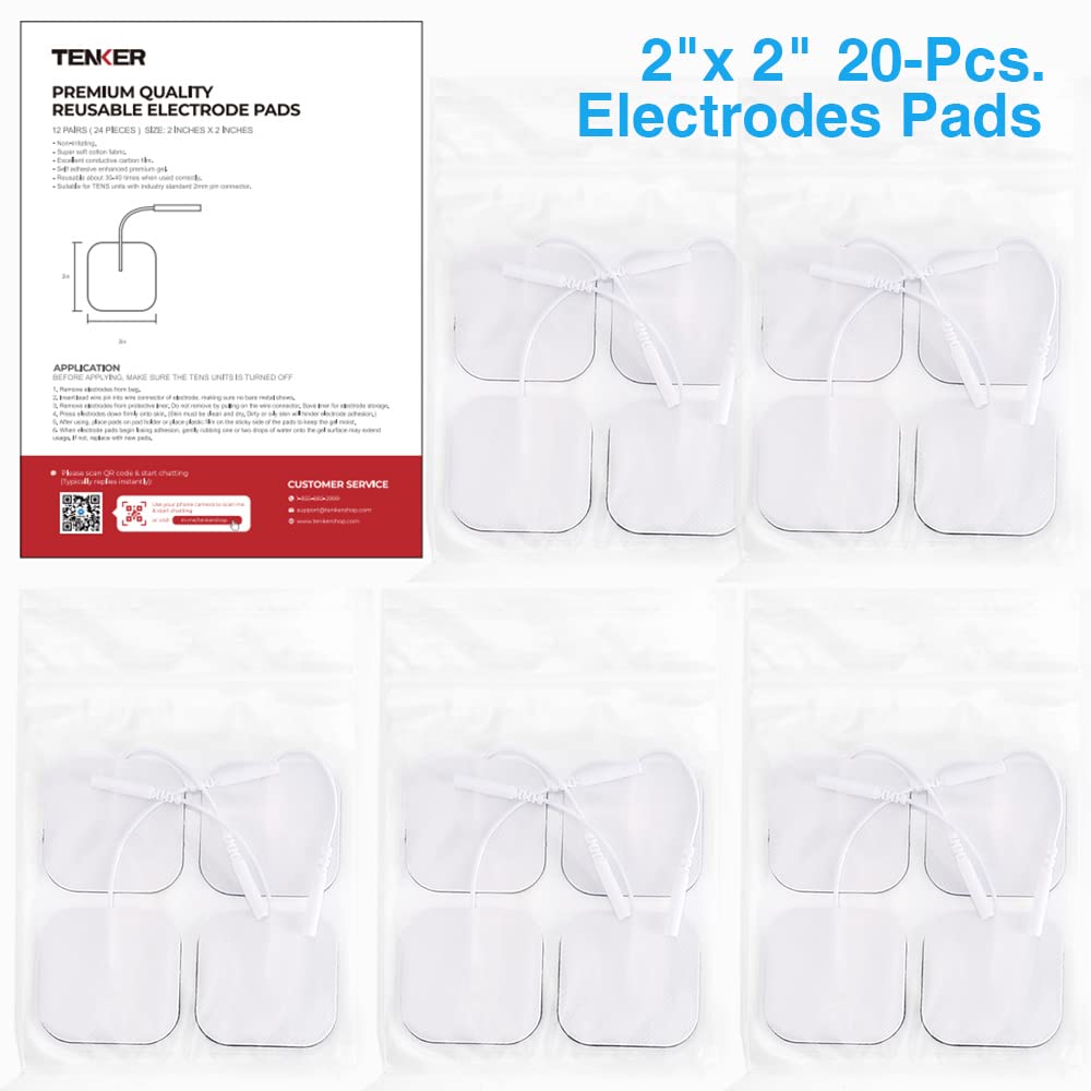 TENKER primer plano del gel preaplicado que garantiza conductividad
