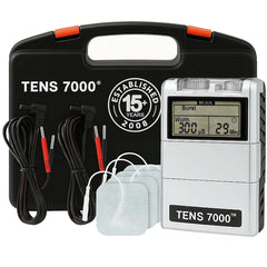 TENS 7000 unidad frontal con diseño compacto y fácil manejo