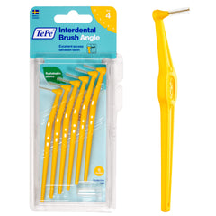 TePe cepillo interdental Angle frontal mostrando ángulo y color amarillo, facilita acceso
