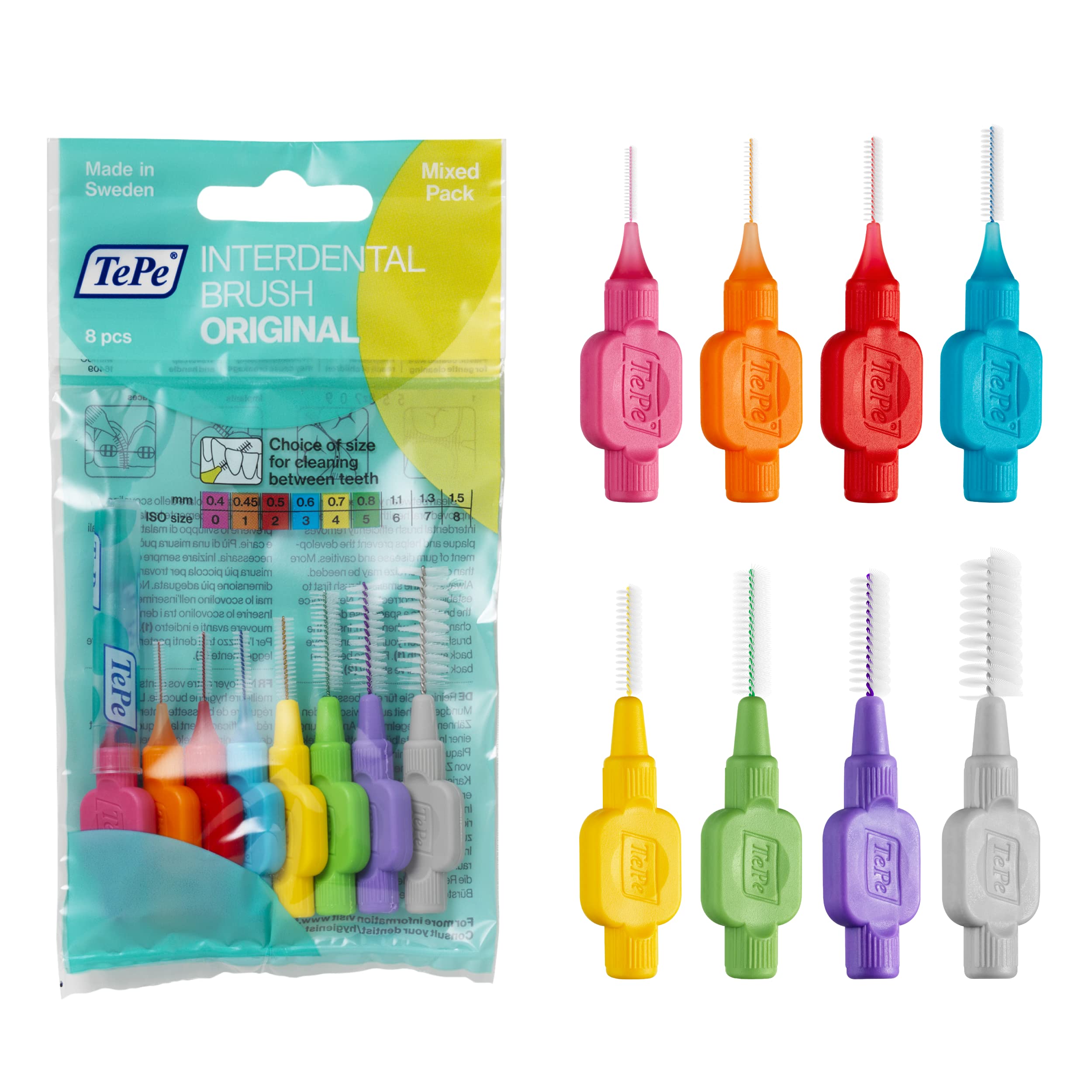 TePe cepillo interdental pack frontal facilita limpieza interdental precisa