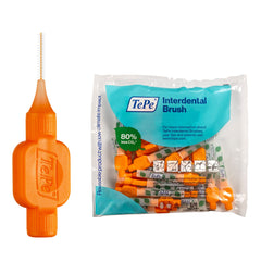 TePe pack frontal de 25 cepillos interdentales para limpieza precisa