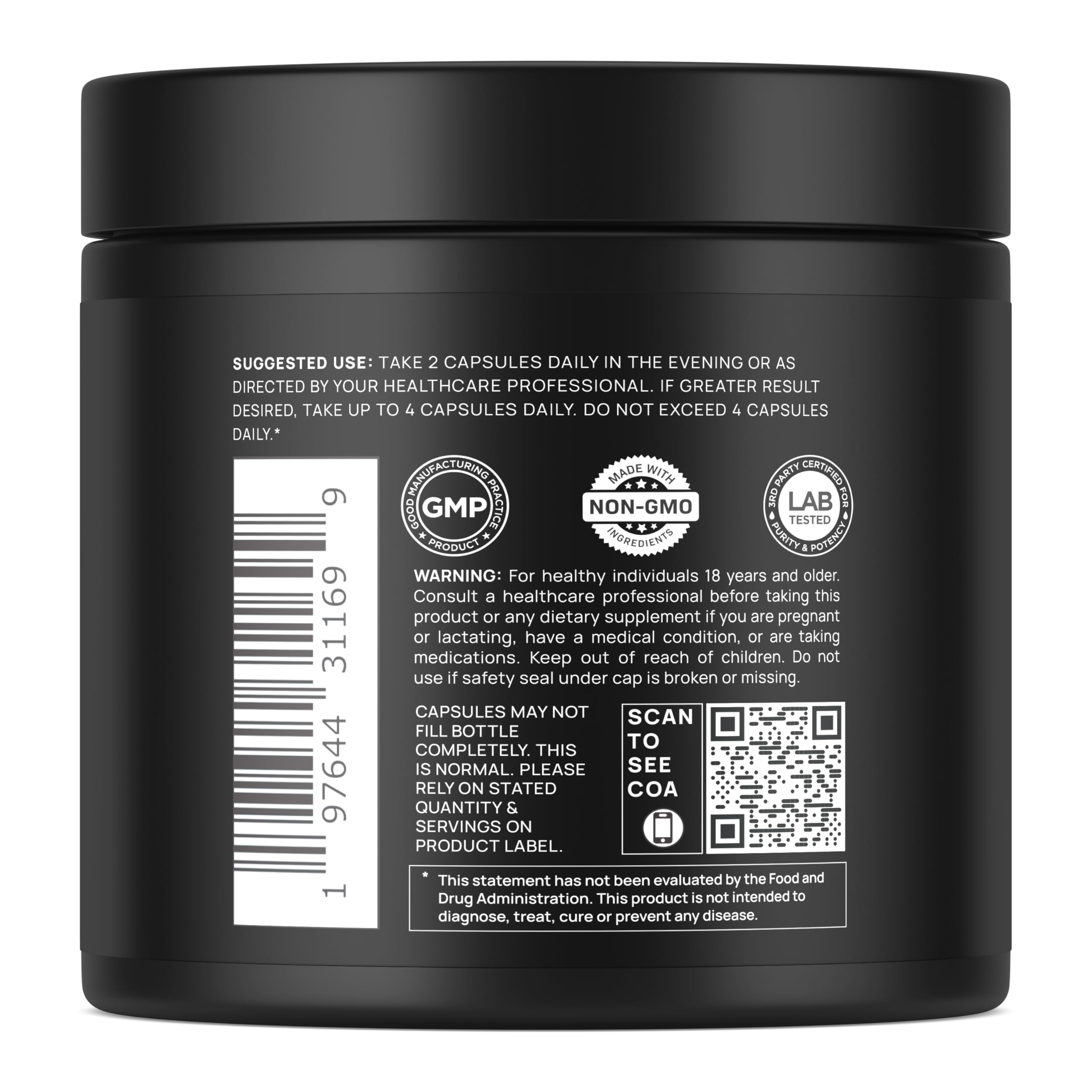 TERRA ELMNT gráfico comparativo de Magtein frente a otras formas de magnesio