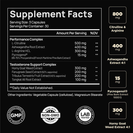 TERRA ELMNT etiqueta con ingredientes y dosis para verificar composición