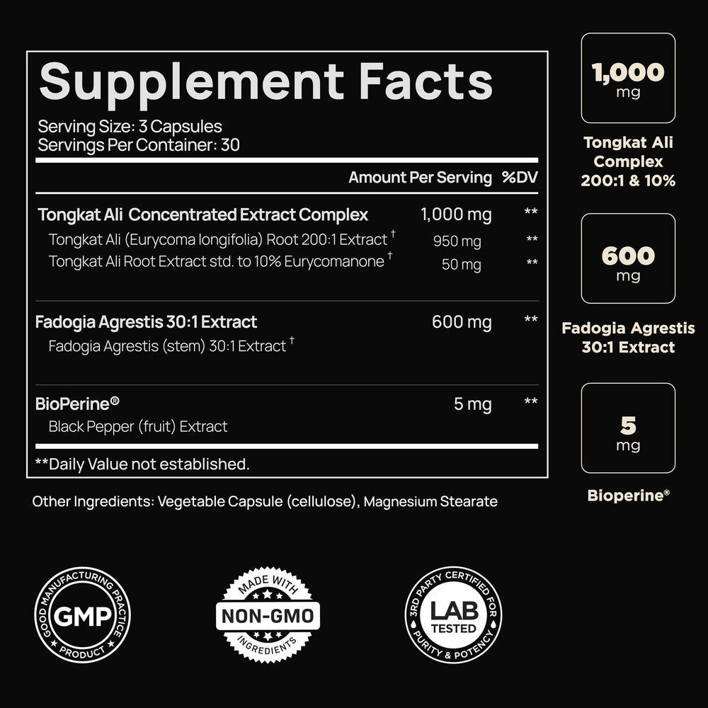 TERRA ELMNT etiqueta con ingredientes y concentraciones claras