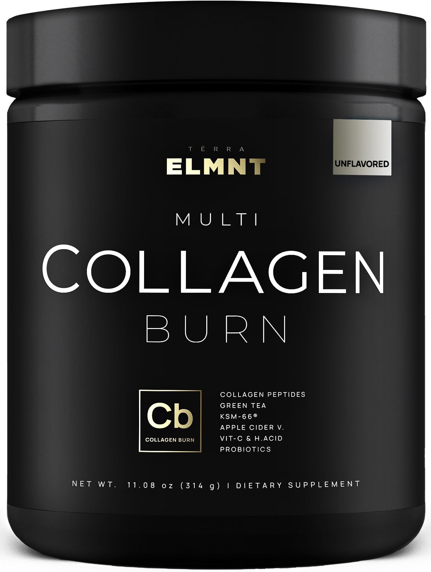 TERRA ELMNT frente del envase mostrando diseño y marca, práctico para rutina