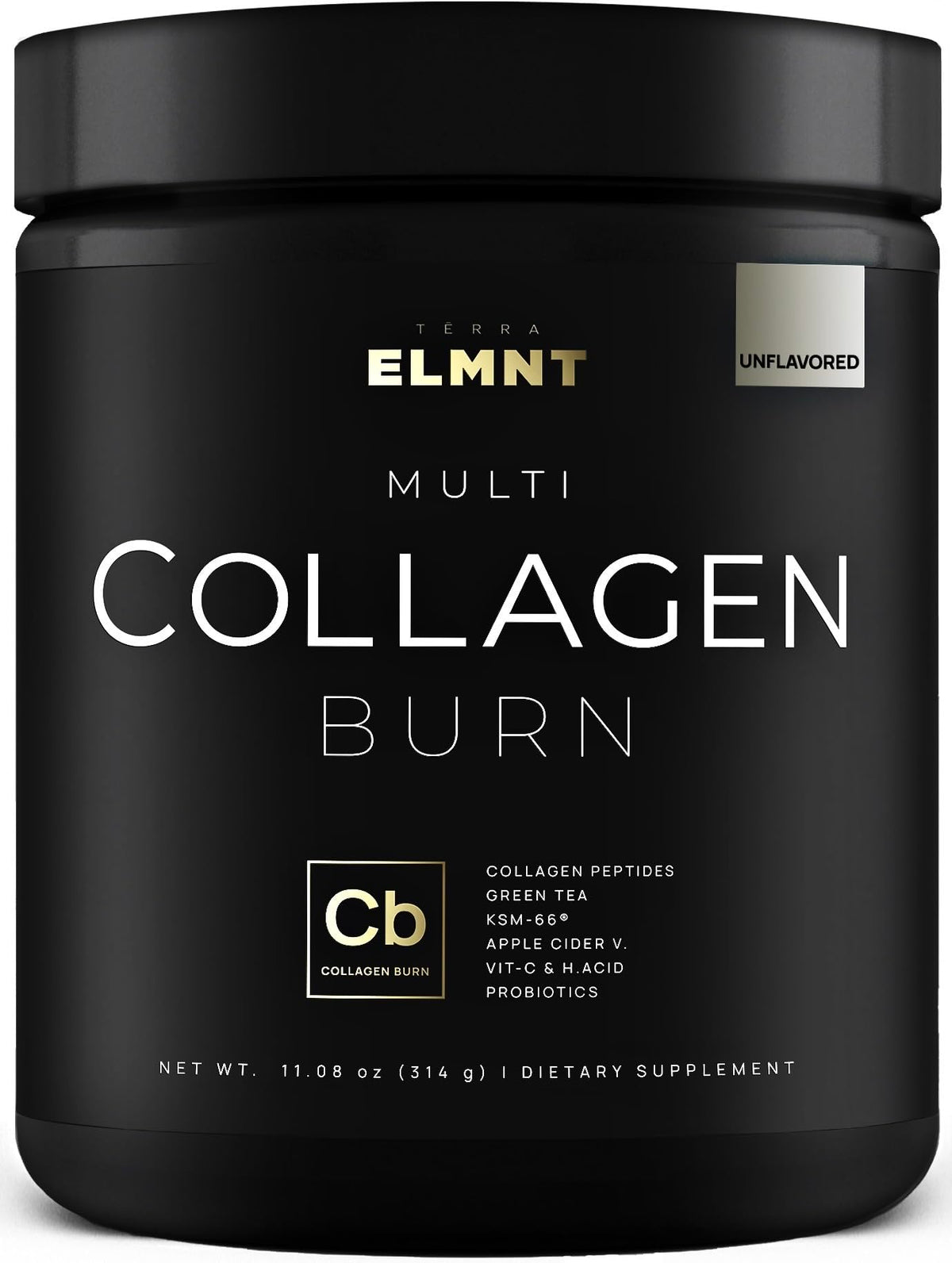 TERRA ELMNT frente del envase mostrando diseño y marca, práctico para rutina