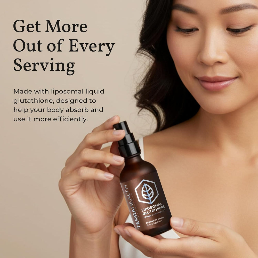 Terra Health Essentials dosificador en mano para dosis precisa y sencilla