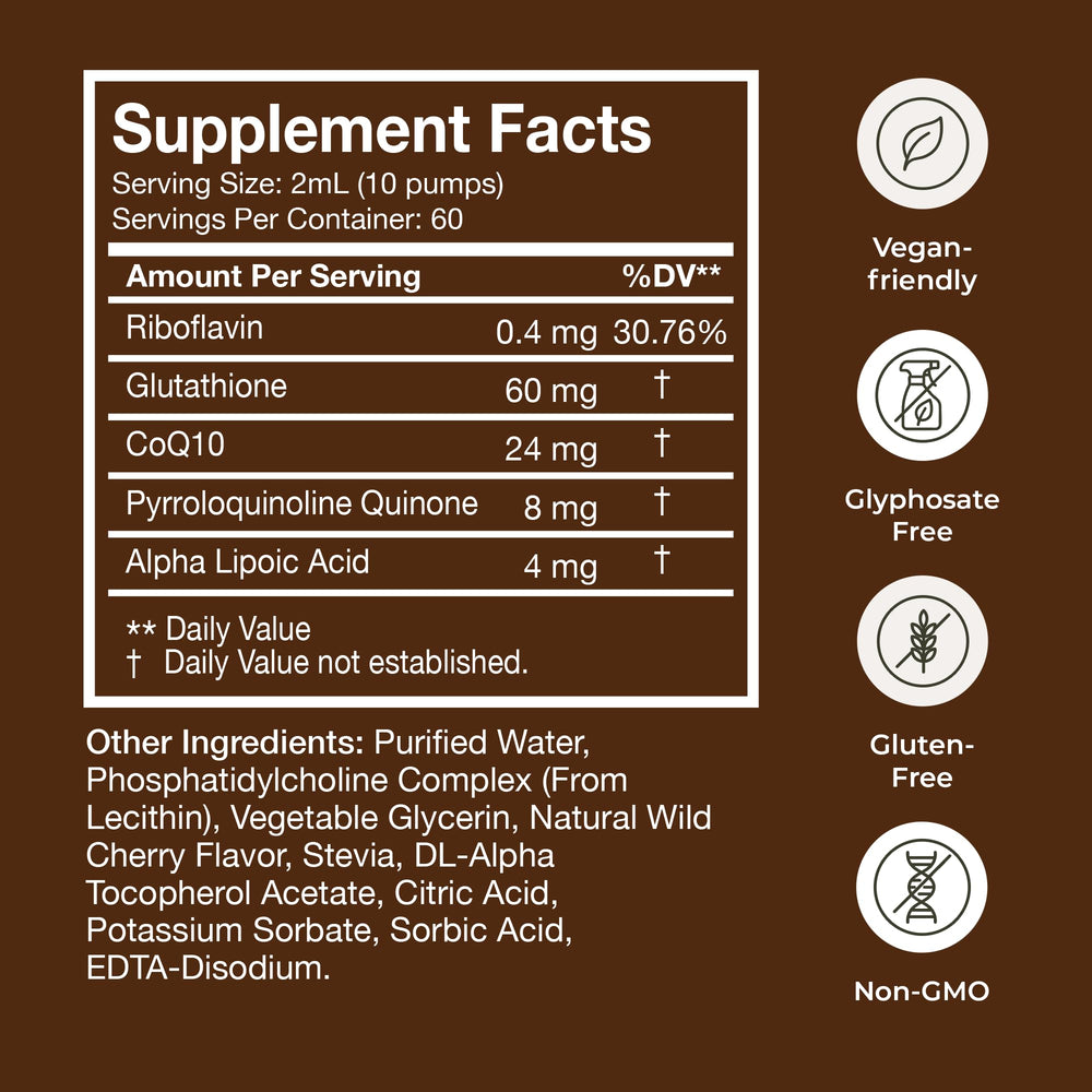 Terra Health Essentials textura del líquido liposomal que facilita absorción