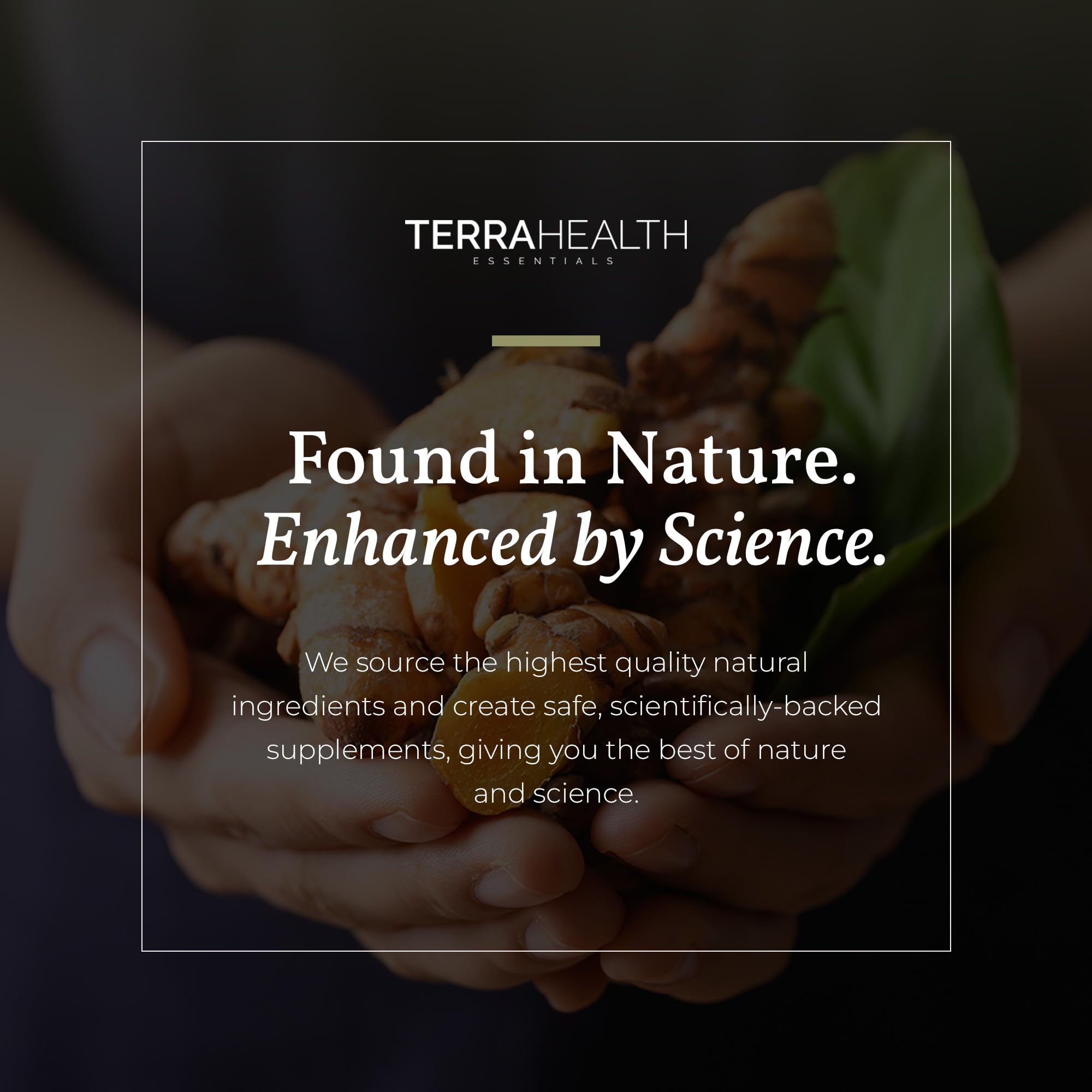Etiqueta de Terra Health Essentials con información nutricional clara y transparente