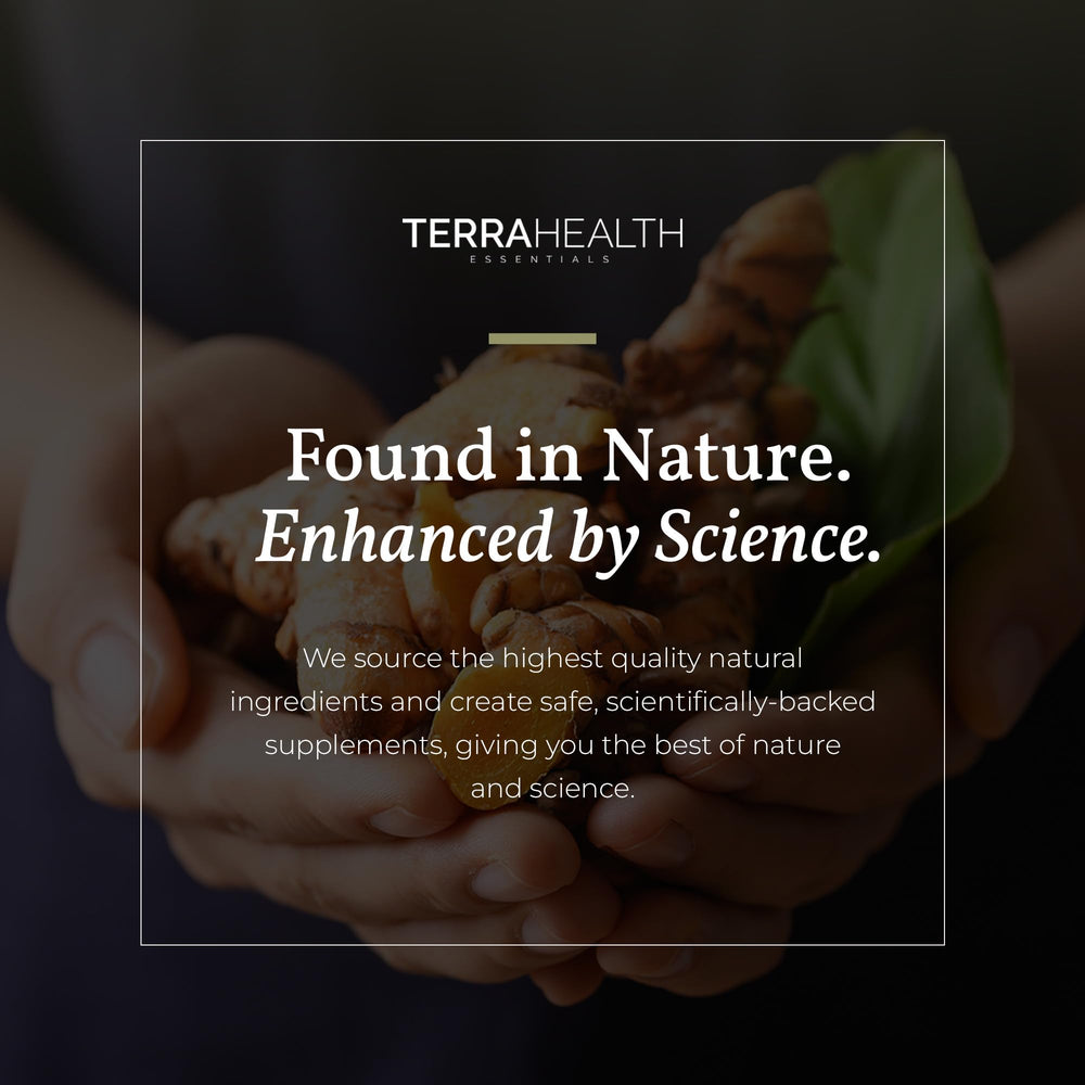 Etiqueta de Terra Health Essentials con información nutricional clara y transparente