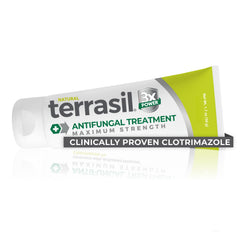 terrasil frente del envase mostrando marca y beneficio calmante