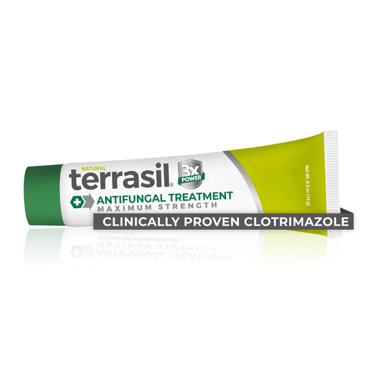 terrasil crema frente del envase mostrando marca y alivio rápido