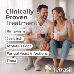 terrasil tubo de crema clotrimazol detalle del aplicador y textura calmante