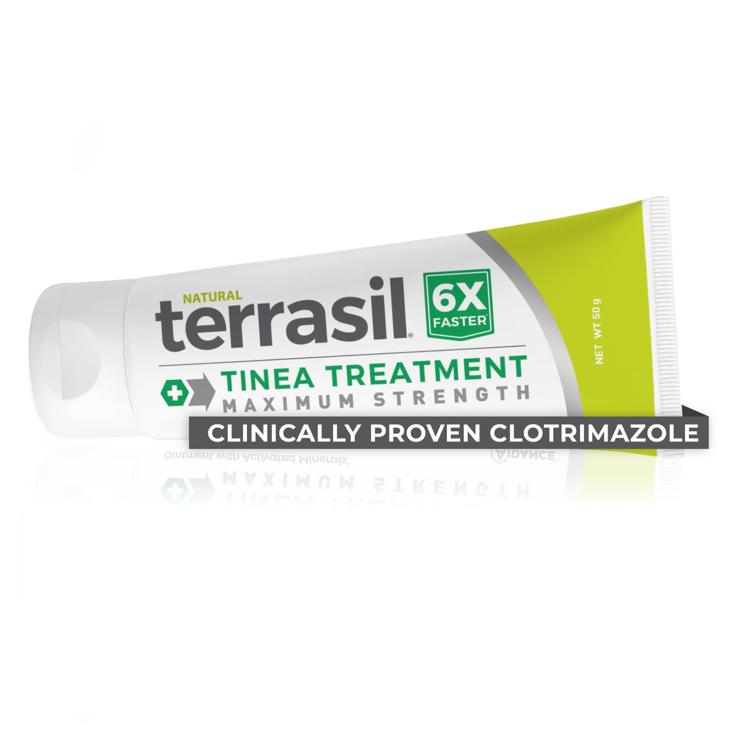 terrasil crema en tubo frontal mostrando etiqueta y tamaño práctico